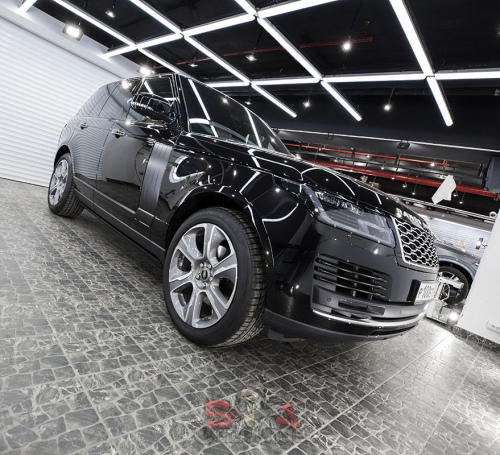 Локальная покраска бампера в детейлинг центре SA CarLounge в Москве