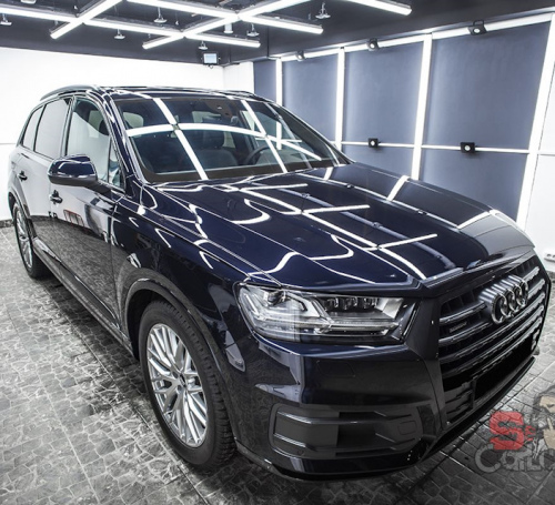 Локальная покраска бампера в детейлинг центре SA CarLounge в Москве