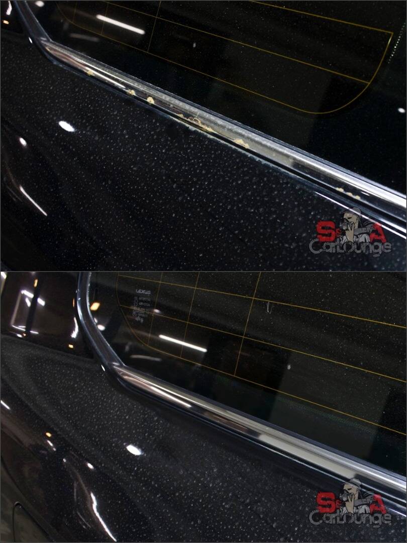 Чистка внешнего хрома Lexus LX 570