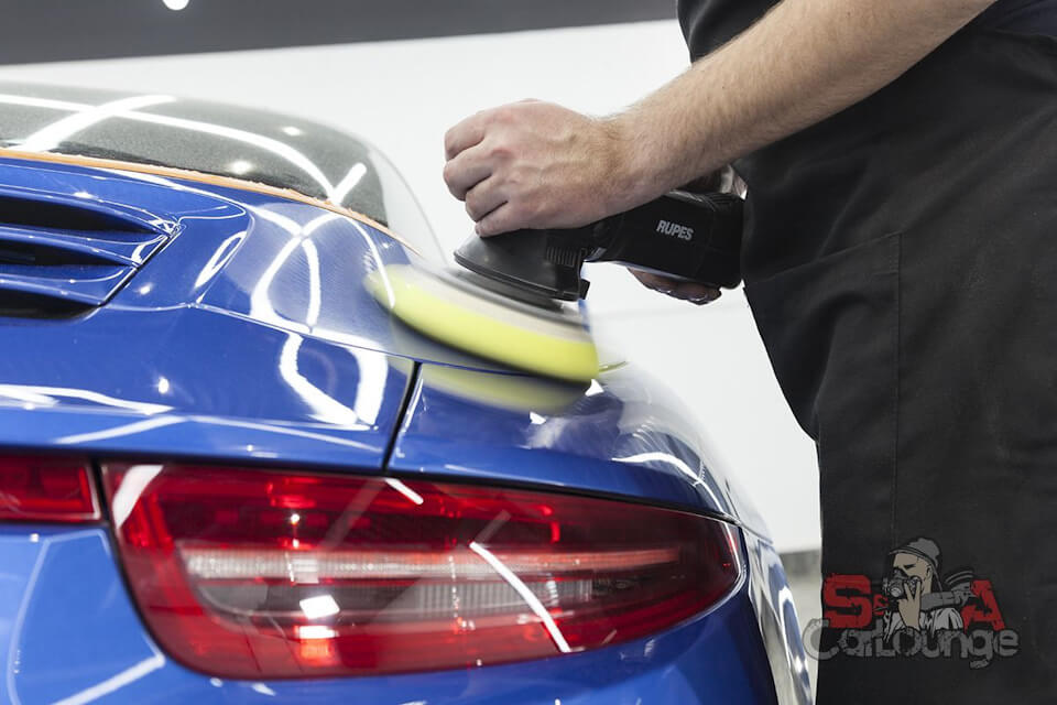 Детейлинг Porsche 911 Targa: полировка, защита кузова керамикой, бронирование фар и антидождь