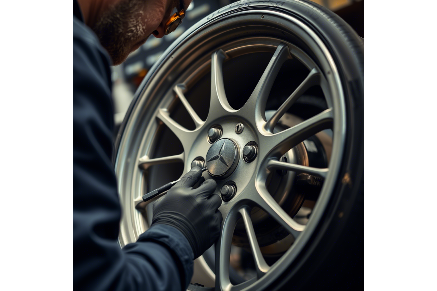 Реставрация колесных дисков в детейлинг центре SA CarLounge в Москве