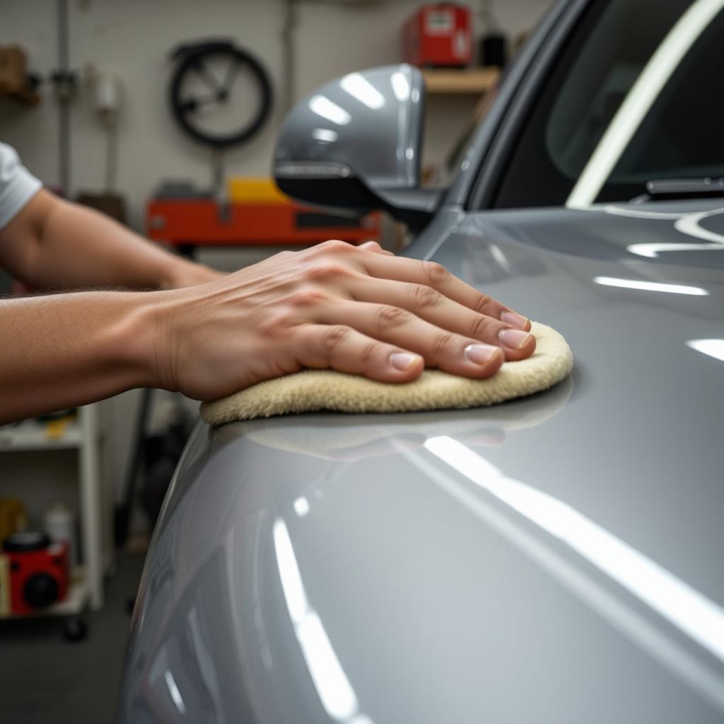 Полировка бронированной пленки