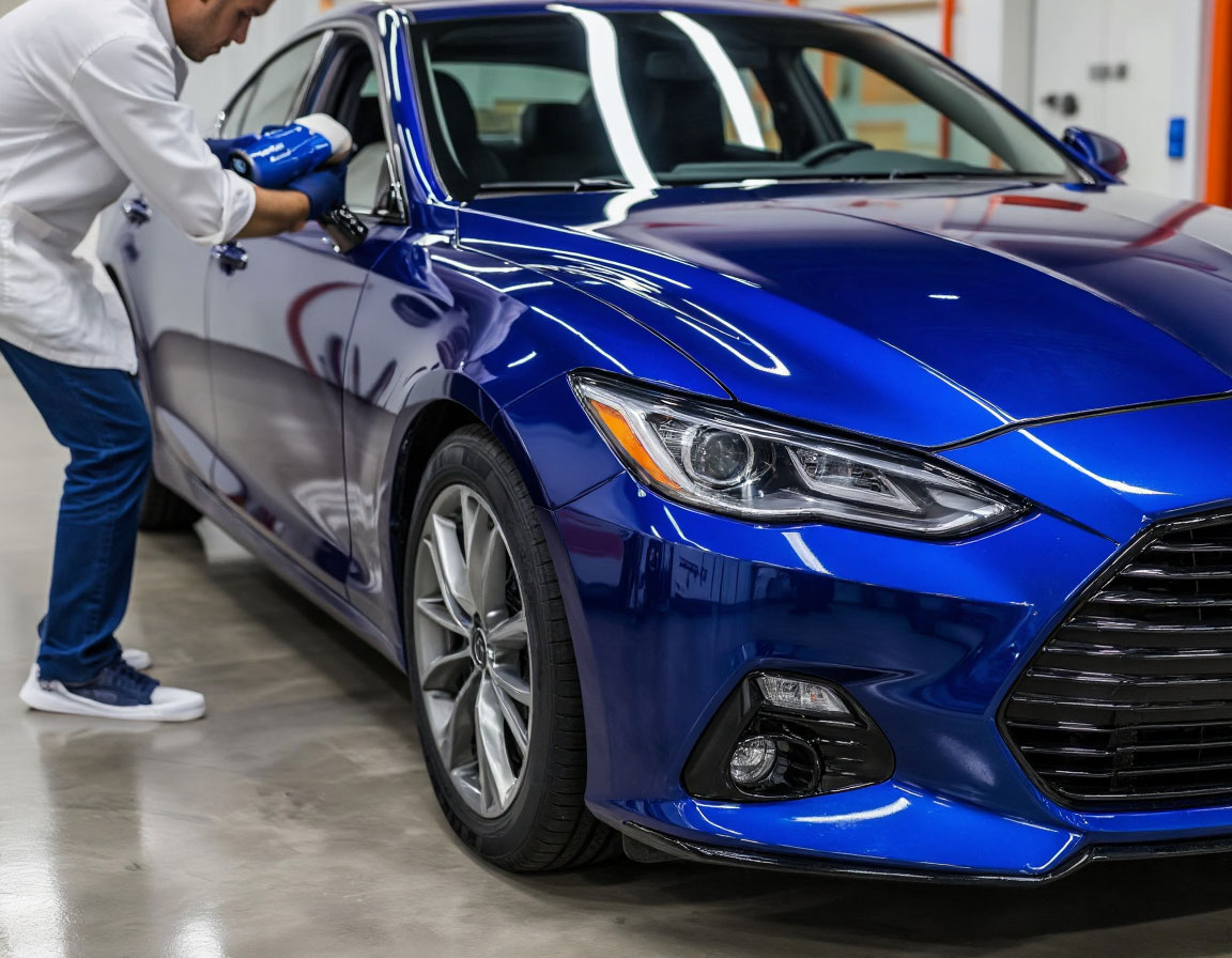 Локальная полировка кузова автомобиля