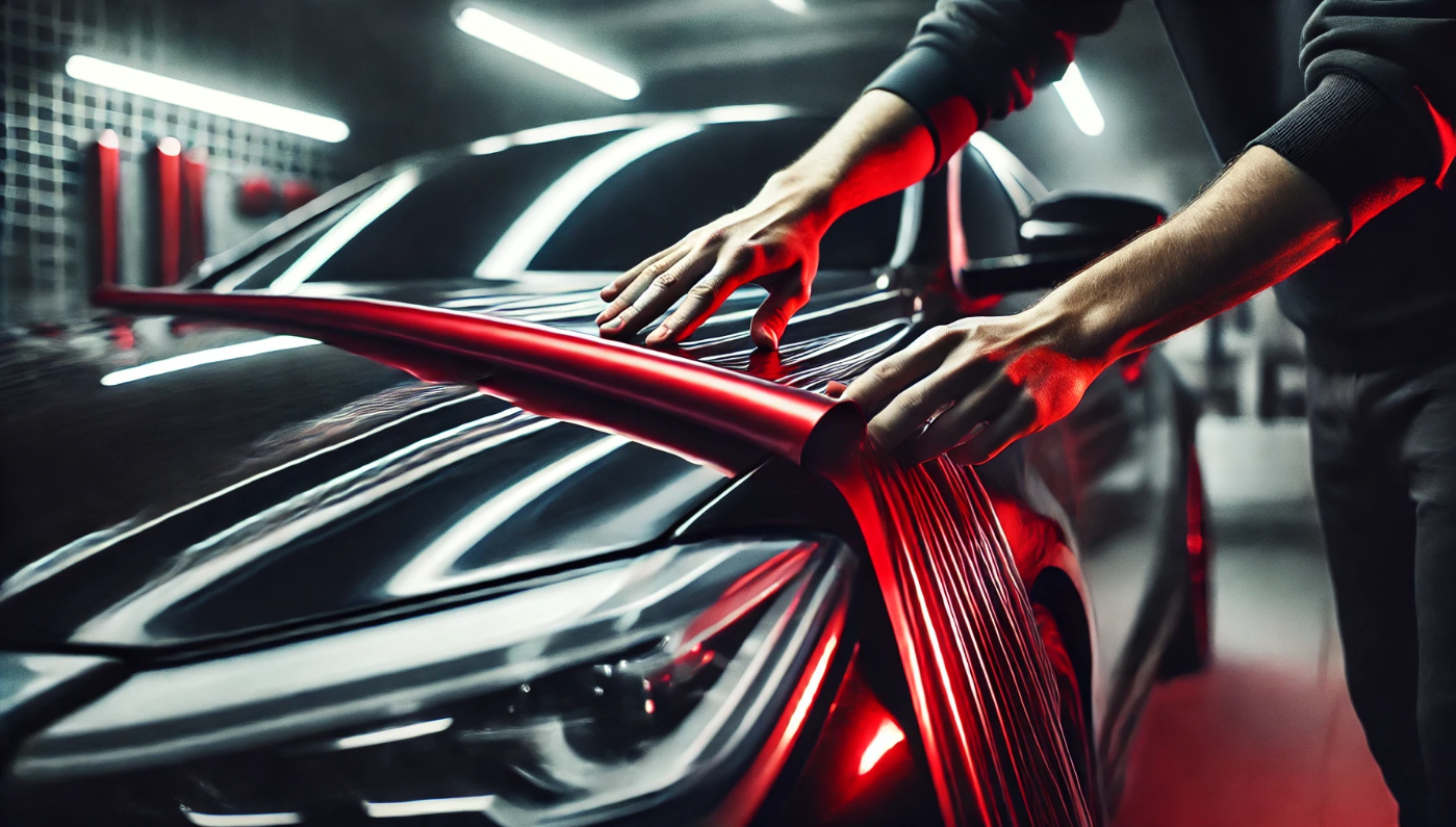 Оклейка автомобиля цветной пленкой