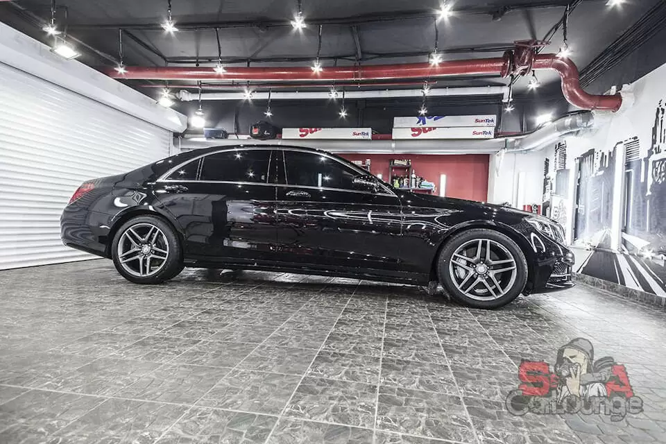 Полировка и защита кузова керамикой - Mercedes-Benz S-klasse W222