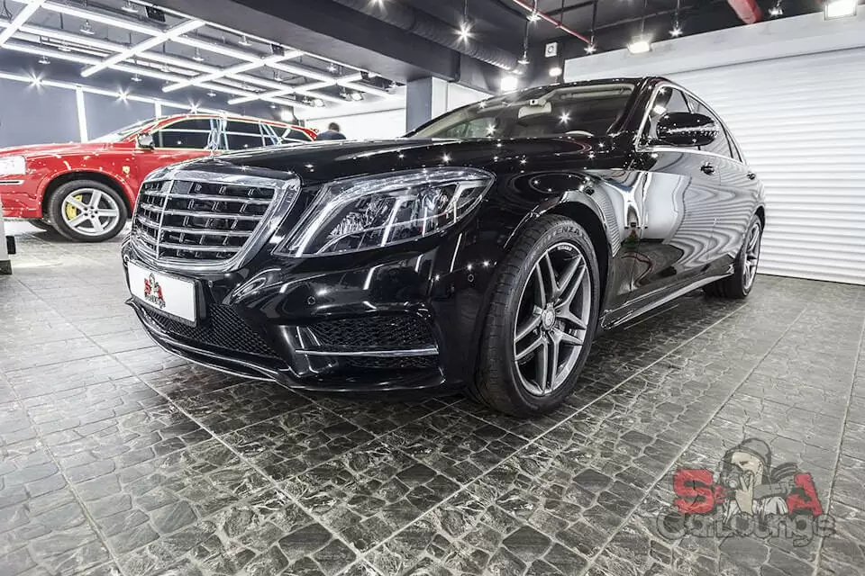 Полировка и защита кузова керамикой - Mercedes-Benz S-klasse W222