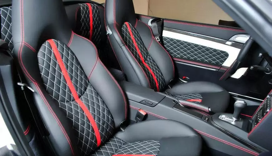 Перешить салон кожей в детейлинг центре SA CarLounge в Москве